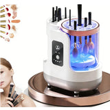 Electric Makeup Brush Cleaner Machine USB Portable Rubber Collar Quick Washer Dryer Battery-Free Odorless Cosmetic Accessory