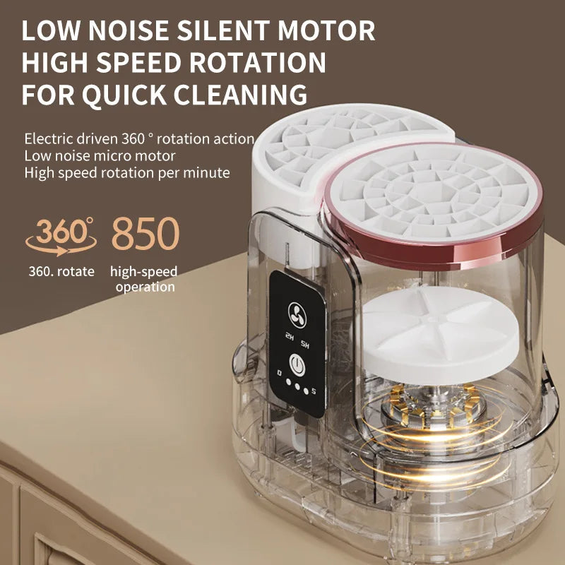 Quick Clean Makeup Brush Machine