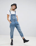 Light Wash Denim Overalls